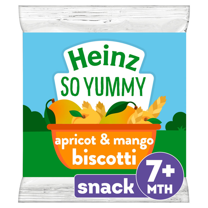 Heinz Mango and Apricot Biscotti Snack 7+ Months