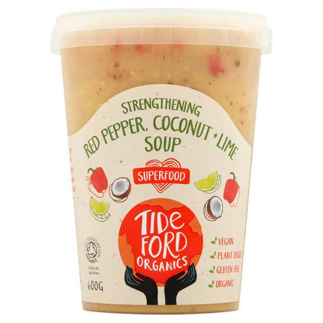 Tideford Organics Red Pepper, Coconut & Lime Soup 600g