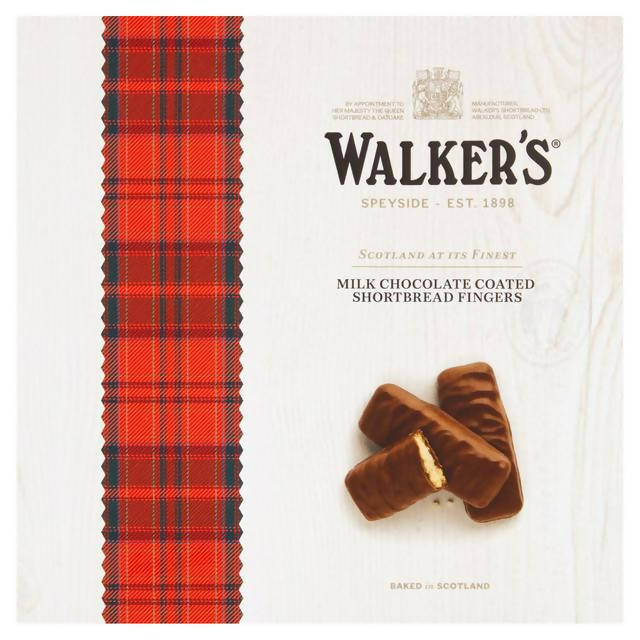 Walker's Milk Chocolate Coated Shortbread Fingers 160g